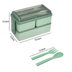 Two-Tier Bento Box with Compartments – Keeps Hot and Cold Food Apart – Image 10