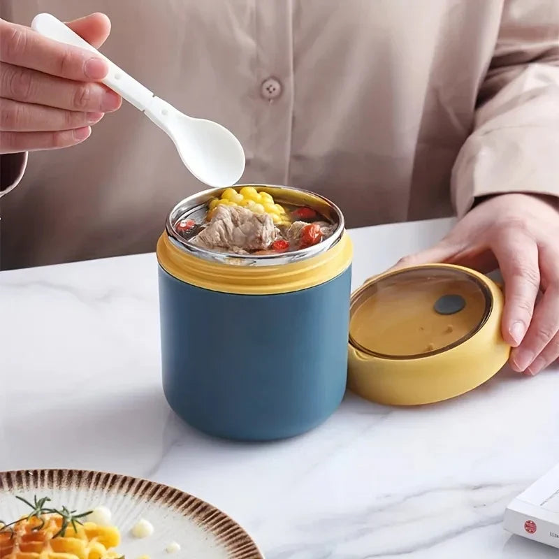 Thermobehälter aus Edelstahl – für Suppe, auslaufsicher verschlossen – Bild 3