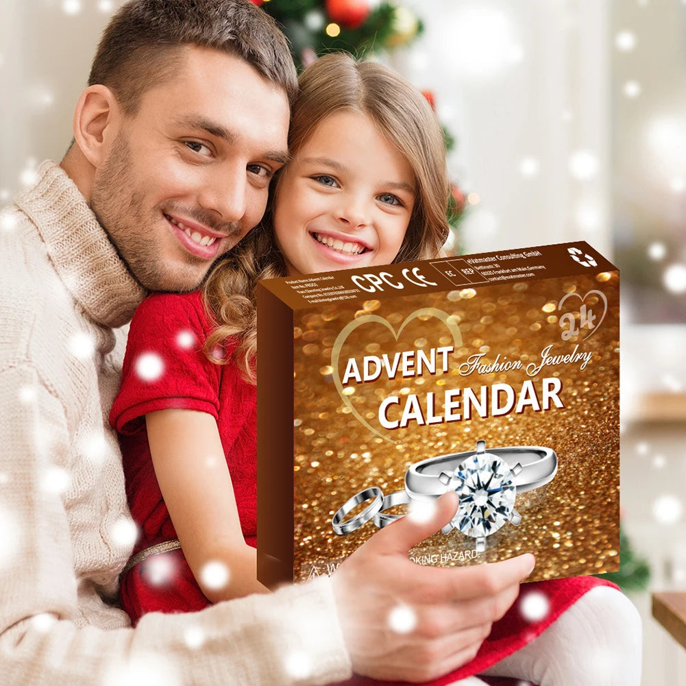 Jewelry Advent Calendar 2026 for Women – Necklaces, Rings and Earrings Behind 24 Doors – Image 2