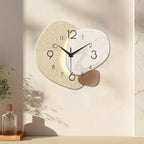 Square Stone Look Wall Clock with Silent Movement – Just 1.2 in Deep – Image 4