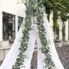 Artificial Eucalyptus Garland, Set of 2 – Each 71 in Long – Image 2