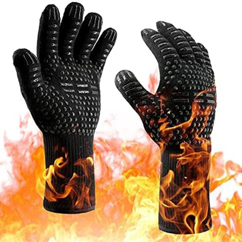 Grillhandschuh mit Silikonnoppen – greift auch an heißem Metall – Bild 1