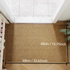 Jute-Look Doormat with Rubber Backing – Woven Texture That Won't Mildew – Image 5