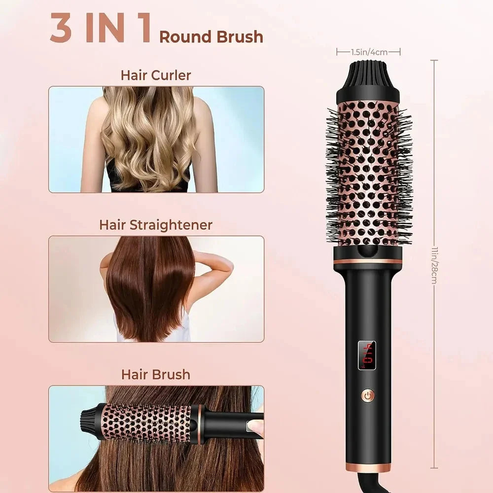 3-in-1 Hot Styling Brush – Straightens, Waves and Adds Volume – Image 4