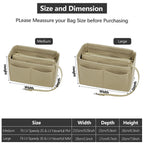 Felt Purse Organizer Insert with 15 Pockets – Keys Stay on Top – Image 7