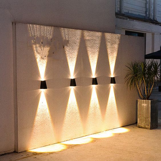 Solar-Wandleuchte für außen – schaltet sich bei Dämmerung selbst ein – Bild 1