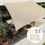 Rectangular Waterproof Shade Sail – Available in Five Sizes – Image 9