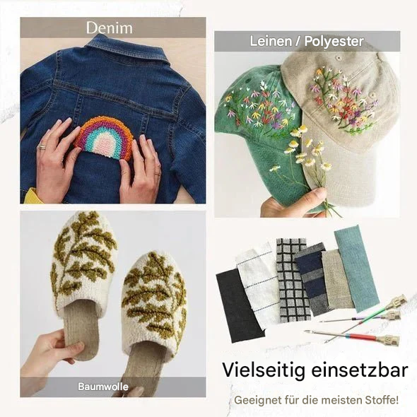 Sticknadel-Set mit Wechselköpfen – fünf Stärken, farbig markiert – Bild 5