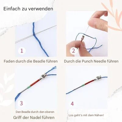 Sticknadel-Set mit Wechselköpfen – fünf Stärken, farbig markiert – Bild 6