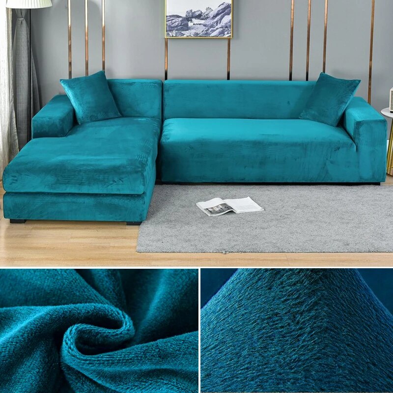 Sofabezug in Basic oder Samt – neun Farben, vier Passformen – Bild 7