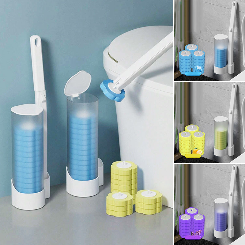 WC-Bürste mit Wechselköpfen – Kopf per Knopfdruck abgeworfen – Bild 6