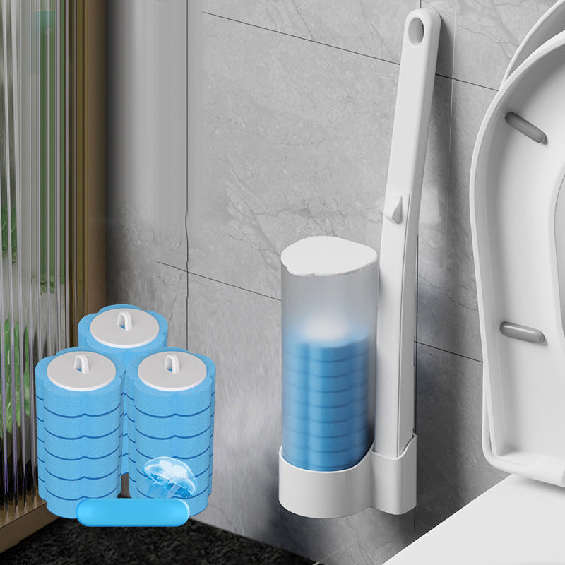 WC-Bürste mit Wechselköpfen – Kopf per Knopfdruck abgeworfen – Bild 8