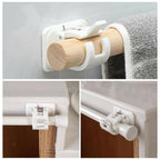 Self-Adhesive Curtain Rod Brackets – Hold Up to 17.6 lb, No Drilling – Image 4
