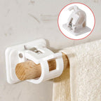 Self-Adhesive Curtain Rod Brackets – Hold Up to 17.6 lb, No Drilling – Image 1