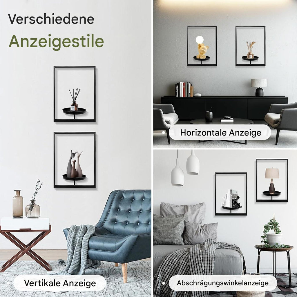 Wandhalter für Pflanzen aus Metall – schwarz, für den Innenbereich – Bild 6