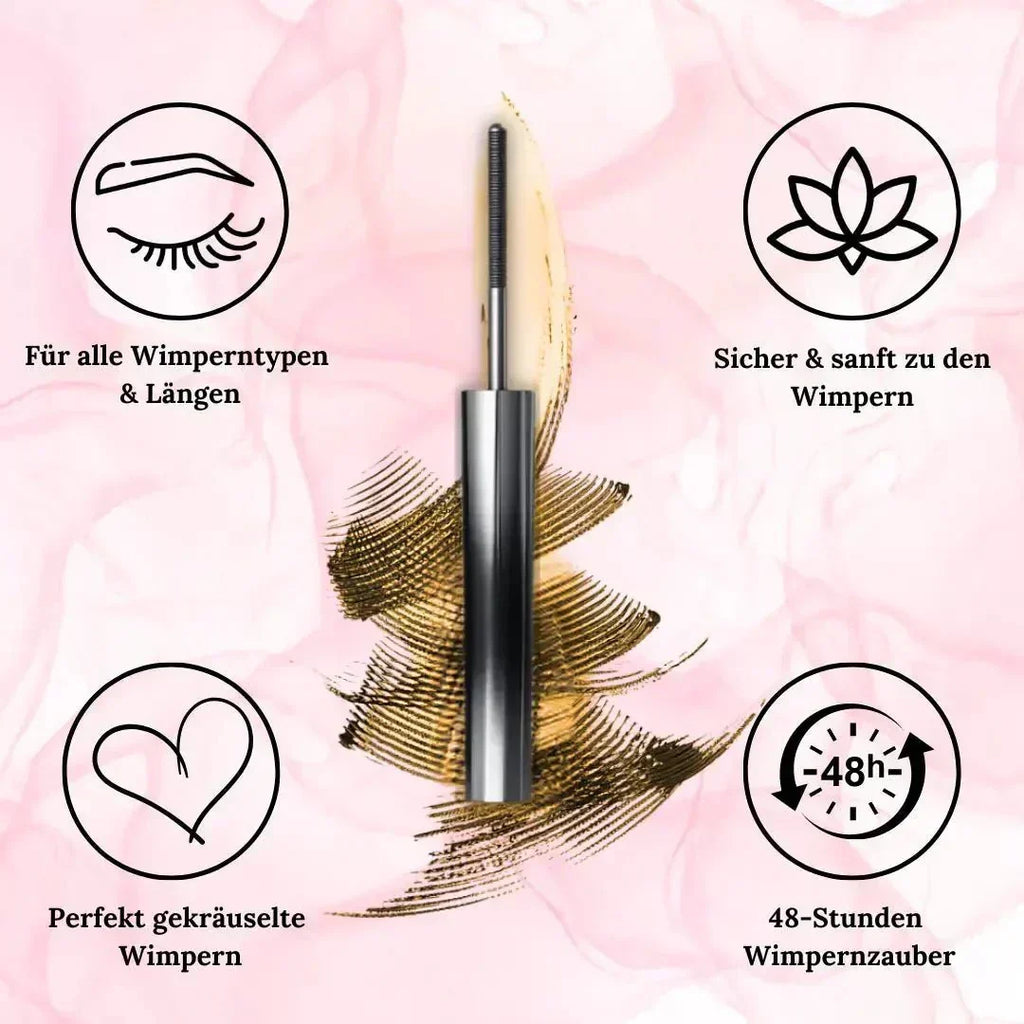 Wasserfeste Wimperntusche mit gebogener Bürste – schwarz oder braun – Bild 10