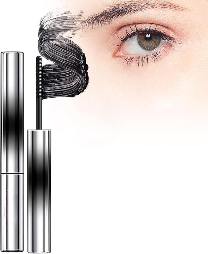 Wasserfeste Wimperntusche mit gebogener Bürste – schwarz oder braun – Bild 4
