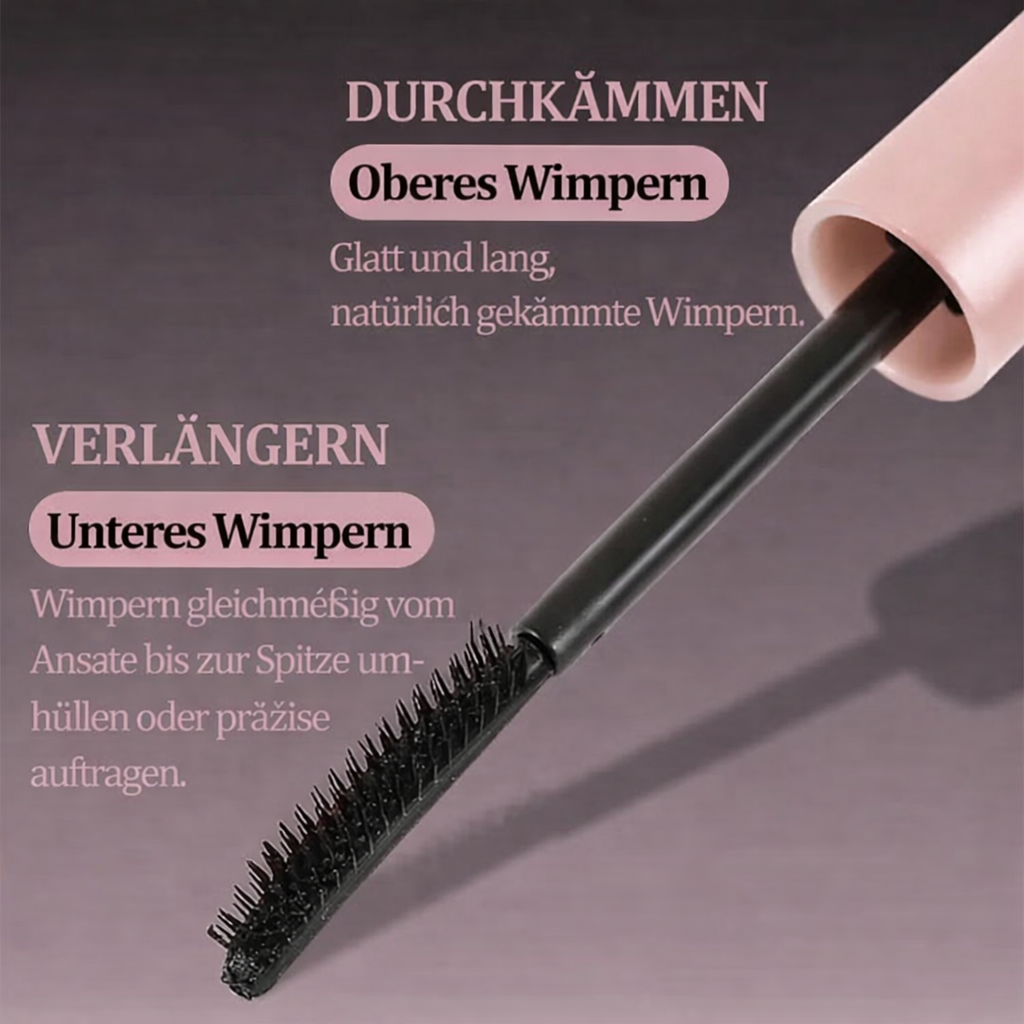 Wasserfeste Mascara mit Kammbürste – trennt jede Wimper einzeln – Bild 8