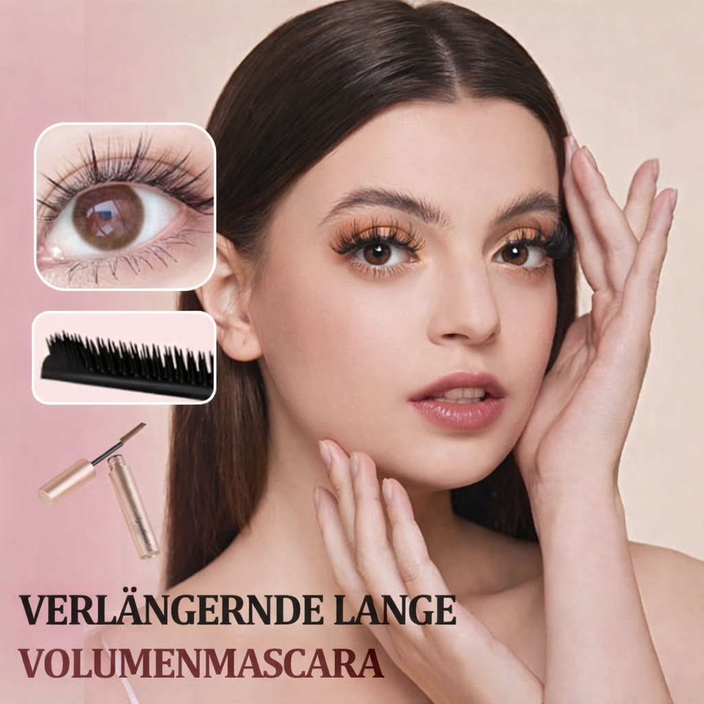 Wasserfeste Mascara mit Kammbürste – trennt jede Wimper einzeln – Bild 6