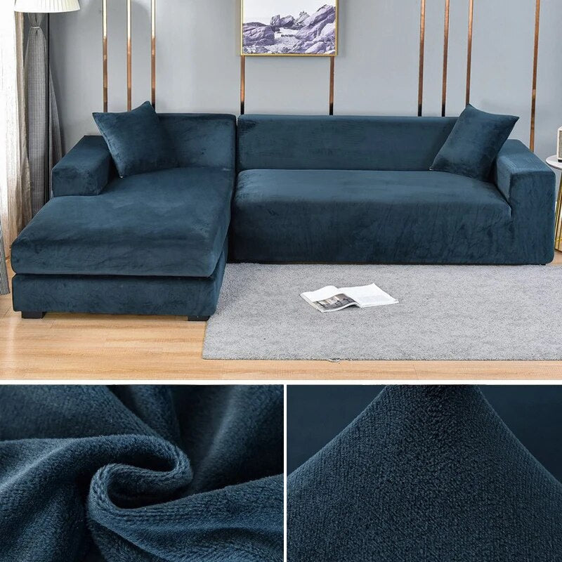 Sofabezug in Basic oder Samt – neun Farben, vier Passformen – Bild 6