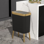 Slim Trash Can with Flip Lid on Feet – Fits the Gap Beside a Cabinet – Image 10