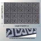 Reversible Outdoor Rug in Polypropylene – Two Patterns in One – Image 3
