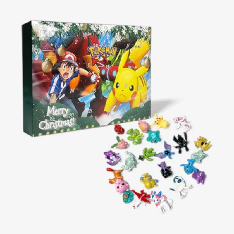 Pokémon Advent Calendar – 24 Mini Figures for December Countdown
