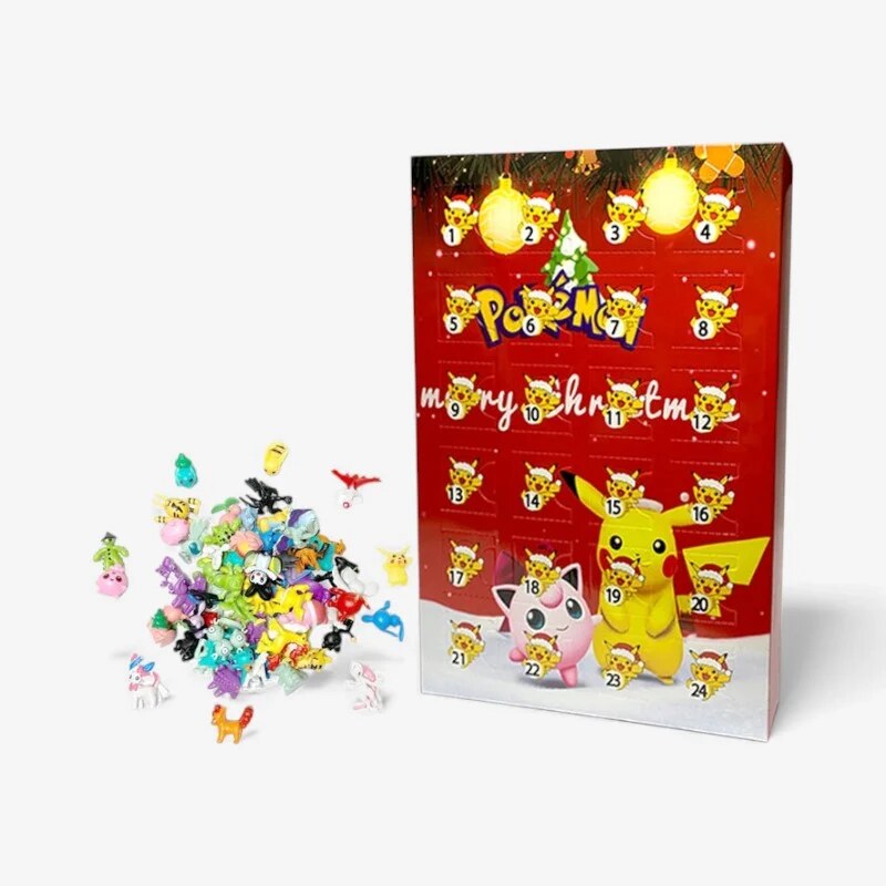 Pokémon Advent Calendar – 24 Mini Figures for December Countdown