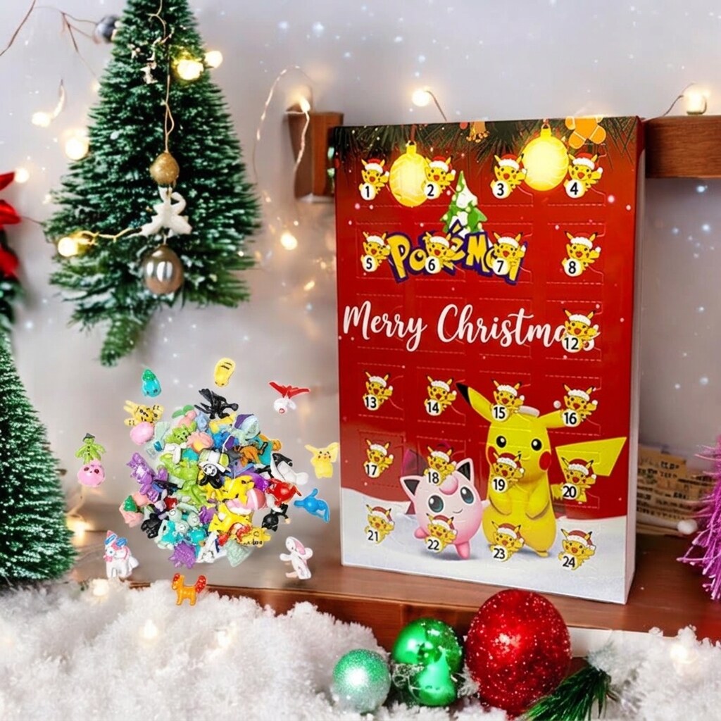 Pokémon Advent Calendar – 24 Mini Figures for December Countdown