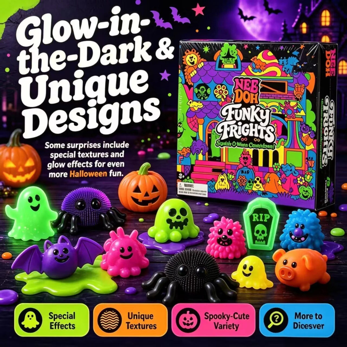 Advent Calendar with Squeeze Toys – Resin Tactile Play