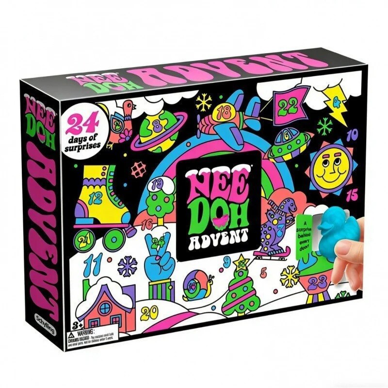 Advent Calendar with Squeeze Toys – Resin Tactile Play