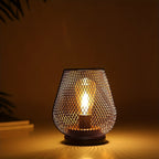 Cordless LED Lantern with Warm White Light – Handles Rain Splashes – Image 5