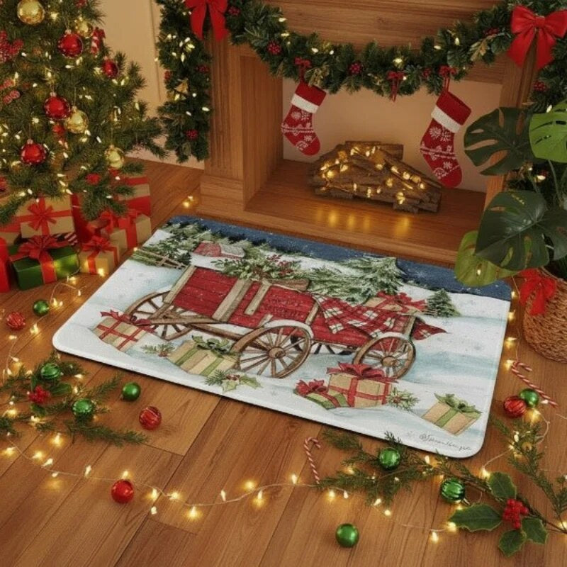 Christmas Doormat – Non-Slip, Textured for Indoor Outdoor