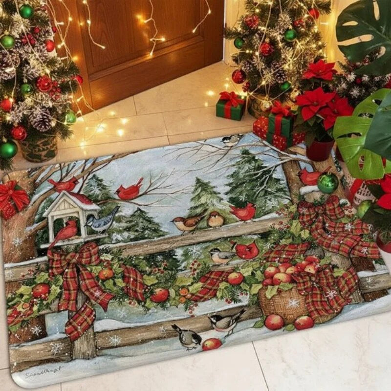 Christmas Doormat – Non-Slip, Textured for Indoor Outdoor