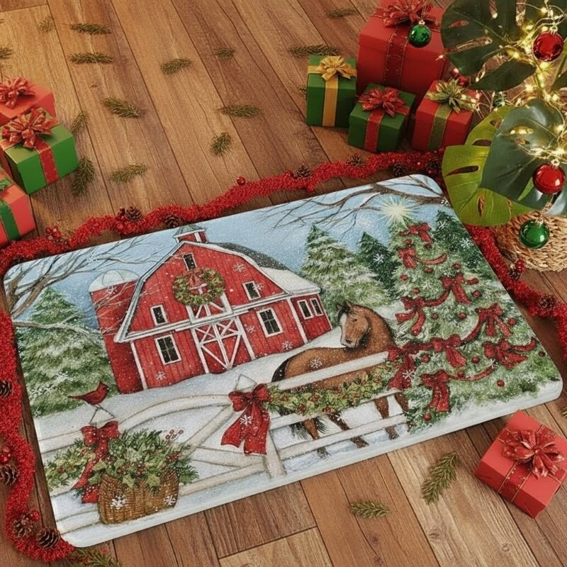 Christmas Doormat – Non-Slip, Textured for Indoor Outdoor