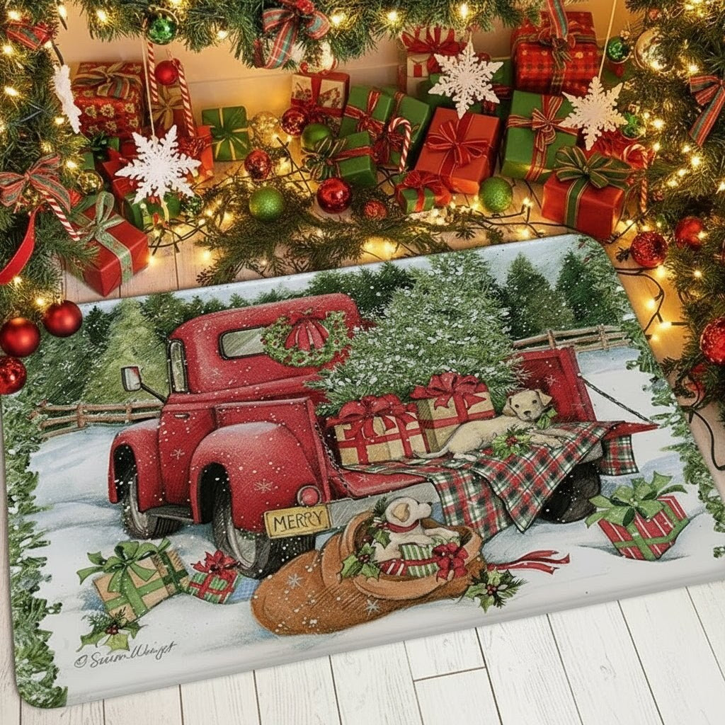 Christmas Doormat – Non-Slip, Textured for Indoor Outdoor