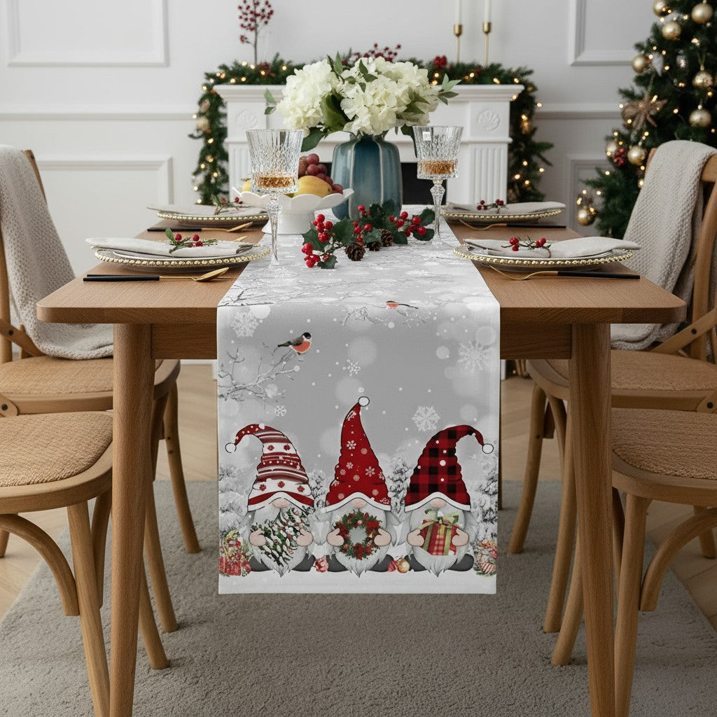 Christmas Gnome Table Runner