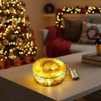 Christmas LED Ribbon Lights – Stars in Gold and Silver