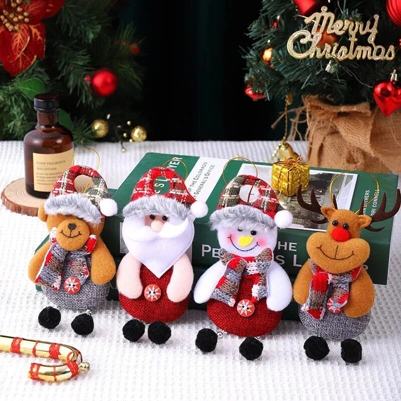 Christmas Tree Ornaments – Santa, Snowman, Reindeer, Bear