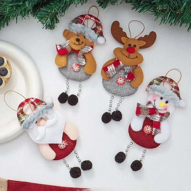 Christmas Tree Ornaments – Santa, Snowman, Reindeer, Bear