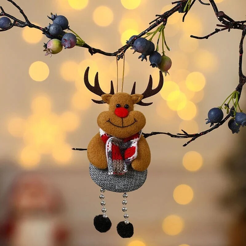 Christmas Tree Ornaments – Santa, Snowman, Reindeer, Bear
