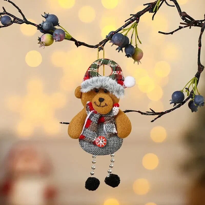 Christmas Tree Ornaments – Santa, Snowman, Reindeer, Bear