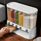 Five-Compartment Food Storage Container – Airtight Flip Lids – Image 1