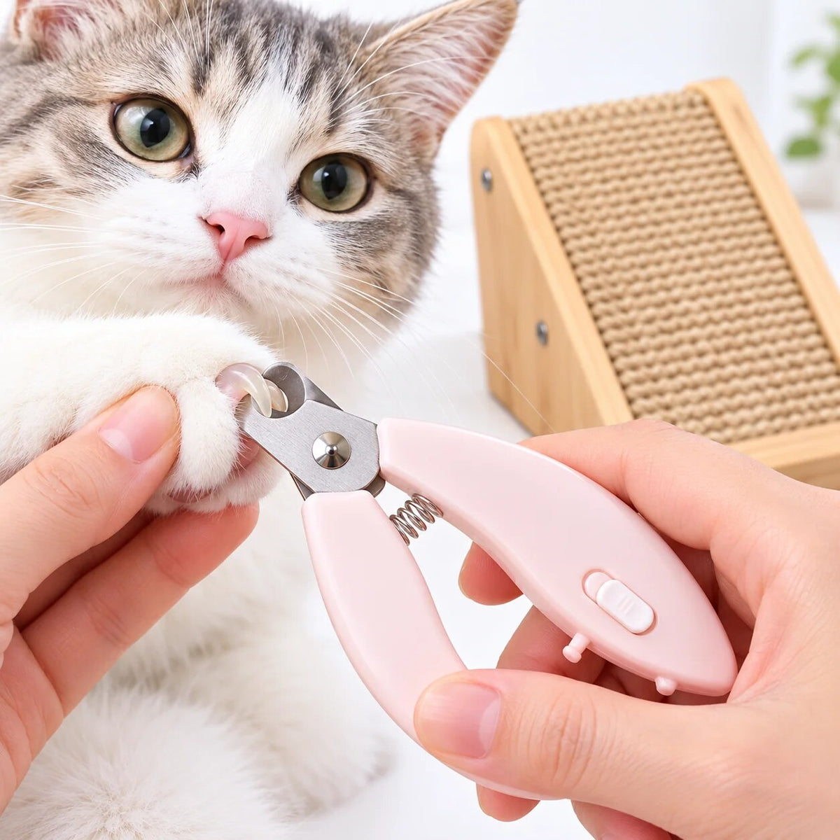 Dog Nail Clippers – Ergonomic Grip with Safety Lock