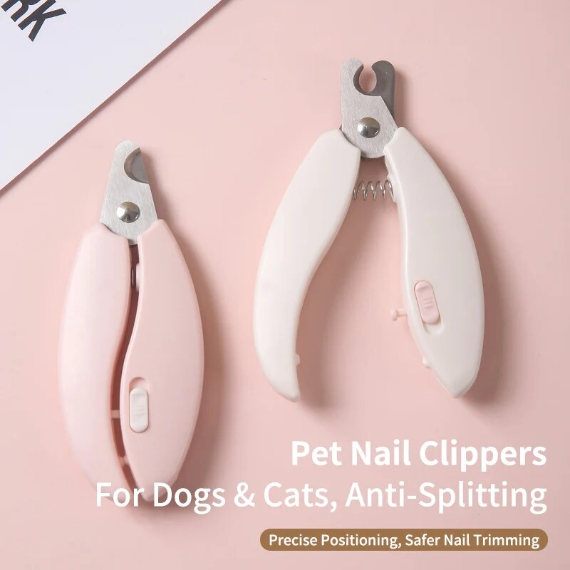 Dog Nail Clippers – Ergonomic Grip with Safety Lock