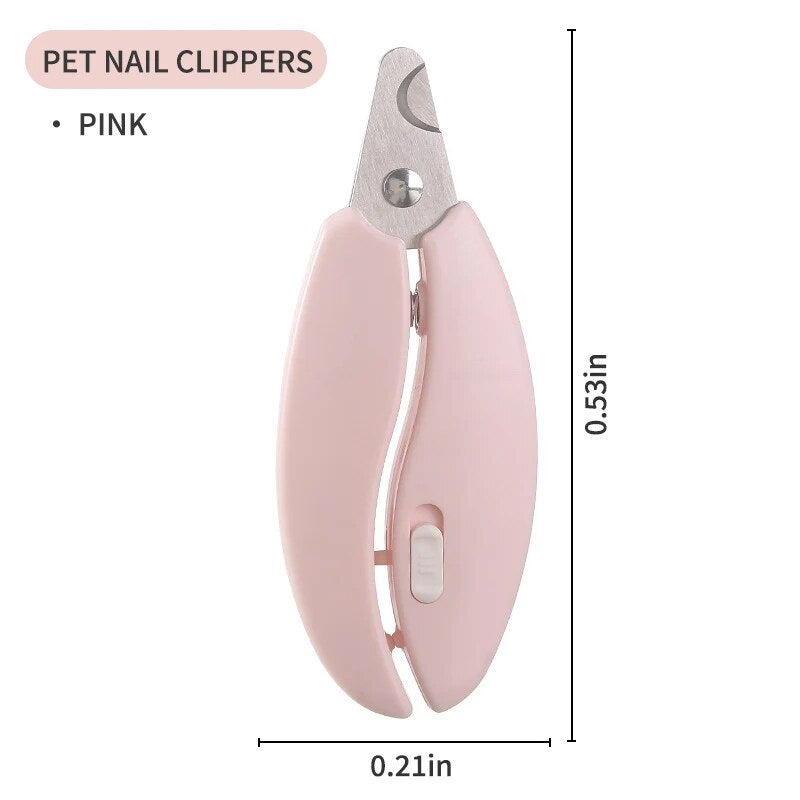 Dog Nail Clippers – Ergonomic Grip with Safety Lock