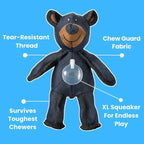 Dog Toy Bear – Squeaker Inside, Machine Washable Design