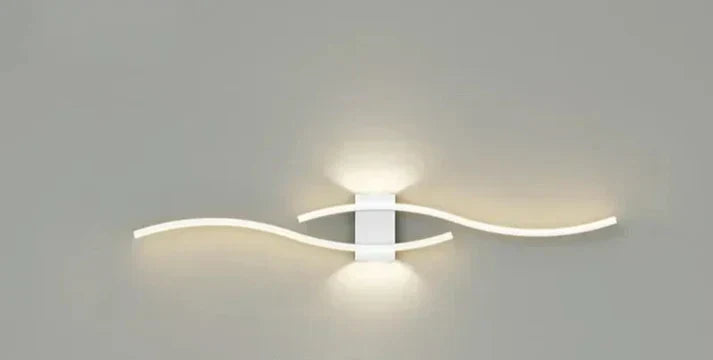 Wandleuchte in Wellenform – LED fest verbaut, blendfrei – Bild 8