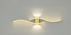 Wave-Shaped LED Wall Light – Built-In LED with Glare-Free Light – Image 5