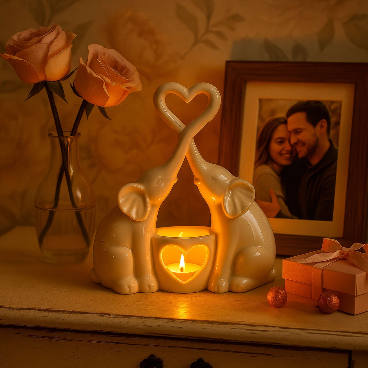 Elephant Heart Night Light